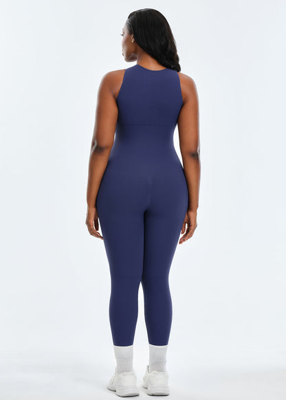 Front Zip Jumpsuit