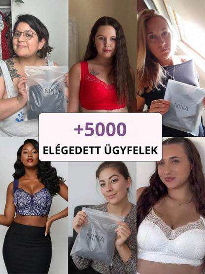 Nina – Kényelmes Push-Up Melltartó Merevítő Nélkül HG