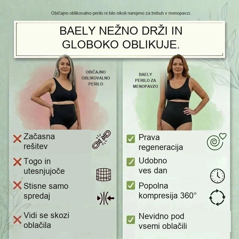 Visokopasne modelirne hlačke za obdobje po porodu in v menopavzi